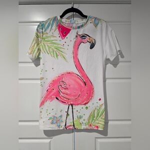 🦩 Tropical Flamingo Graphic Tee